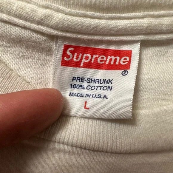 Supreme New York Little Richard White Tee L Tees - Short Sleeve